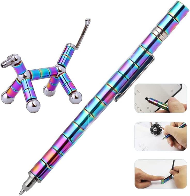 WQWQUU Fidget Pen — Magnetic Deformation Pen for Creative Play and Focus