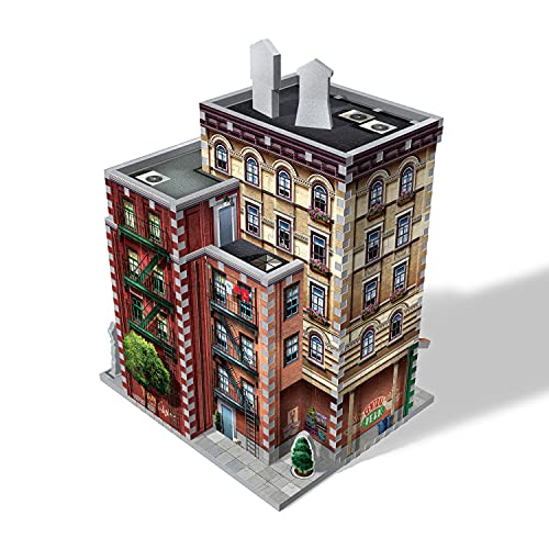 Wrebbit 3D Puzzle: Friends Central Perk Model | 440 Foam-Backed Pieces | Officially Licensed