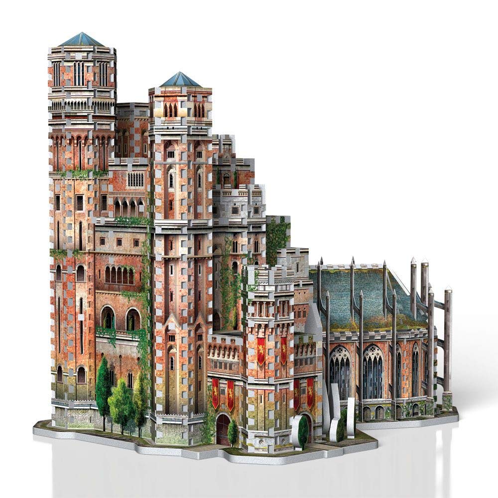 Wrebbit 3D Puzzle Game of Thrones Red Keep – 845-Piece Foam-Backed 3D Jigsaw