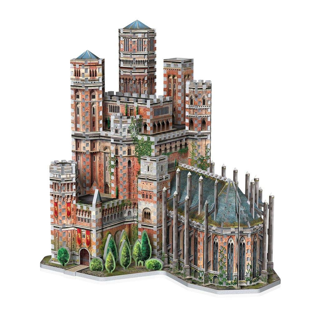 Wrebbit 3D Puzzle Game of Thrones Red Keep – 845-Piece Foam-Backed 3D Jigsaw