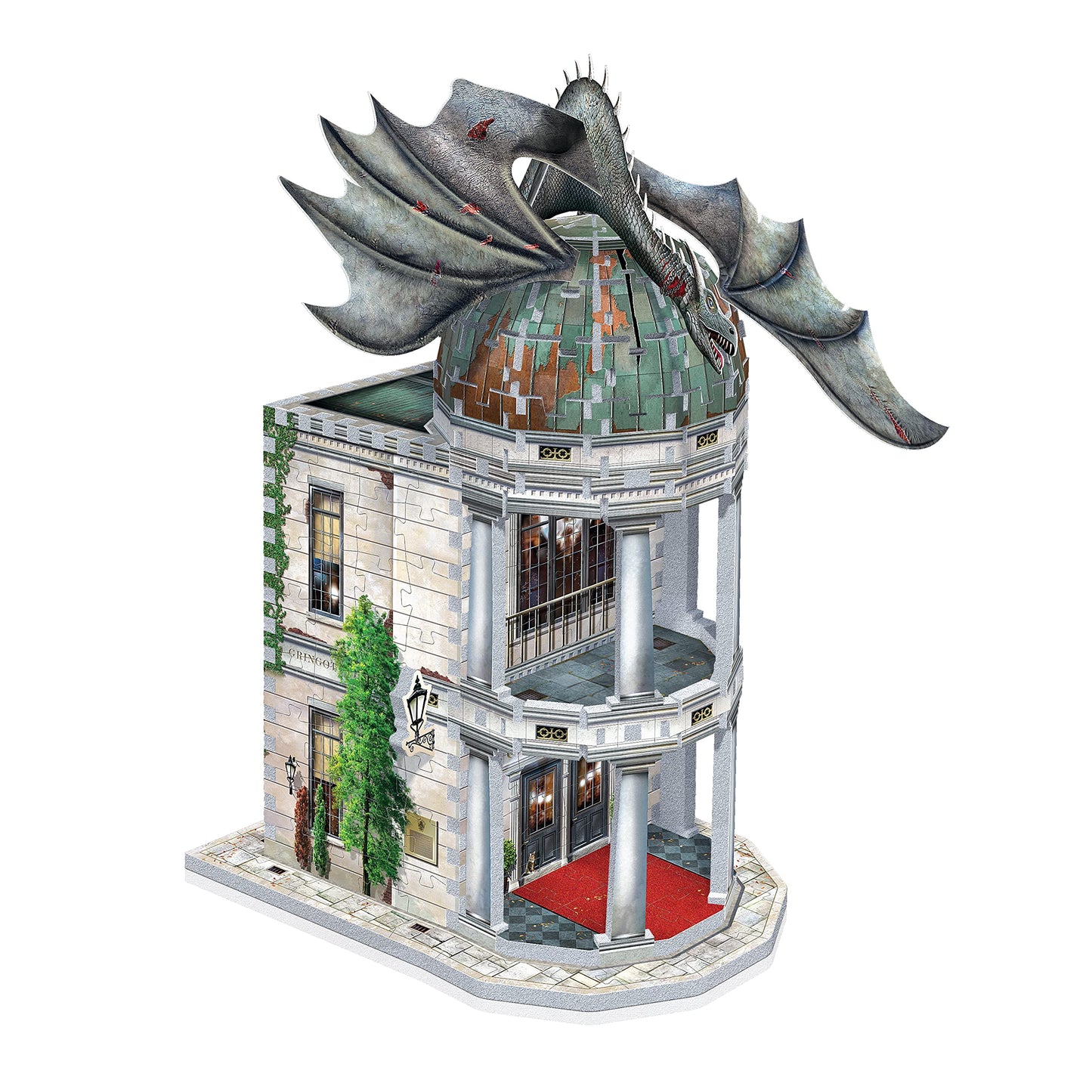 Wrebbit 3D Puzzle – Gringotts Bank 3D Model (Diagon Alley) – 300 Pieces
