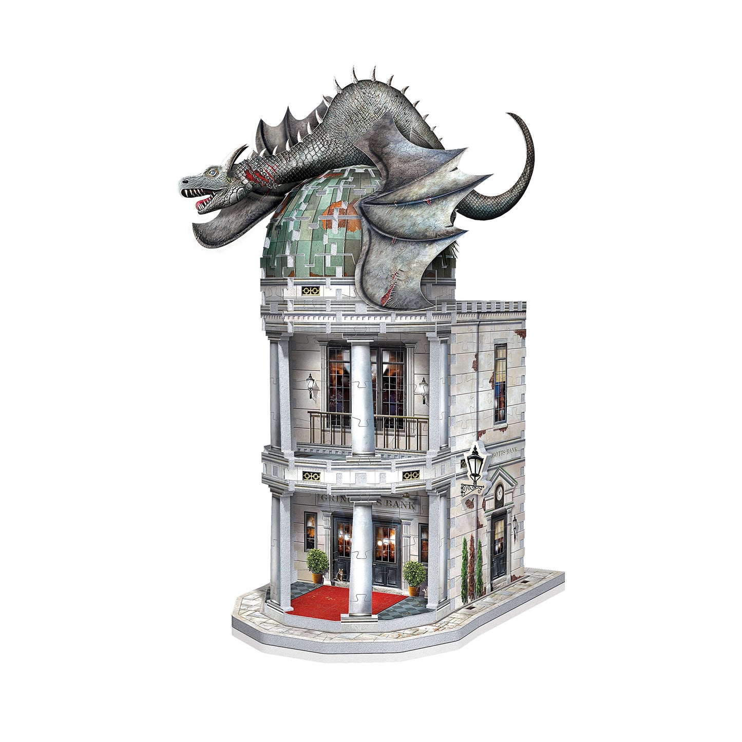 Wrebbit 3D Puzzle – Gringotts Bank 3D Model (Diagon Alley) – 300 Pieces