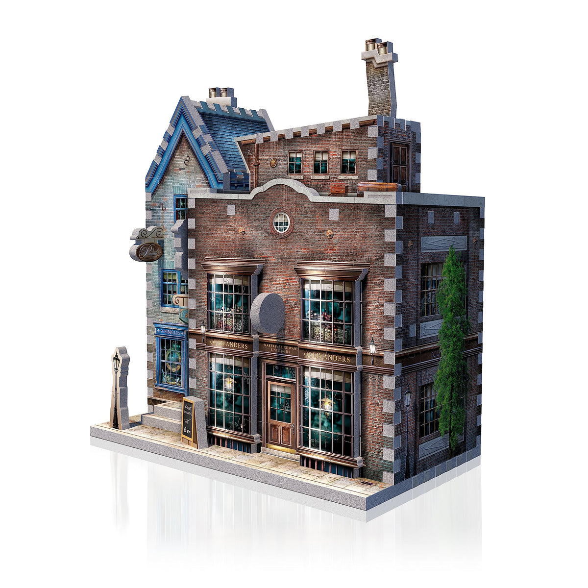 Wrebbit3D Ollivander’s Wand Shop 3D Puzzle – Diagon Alley Collection, 295 Pieces