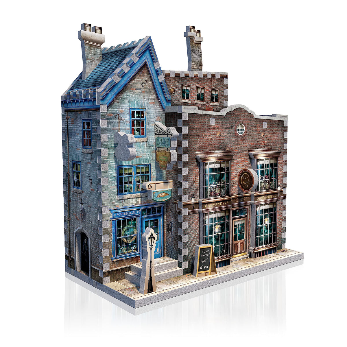 Wrebbit3D Ollivander’s Wand Shop 3D Puzzle – Diagon Alley Collection, 295 Pieces
