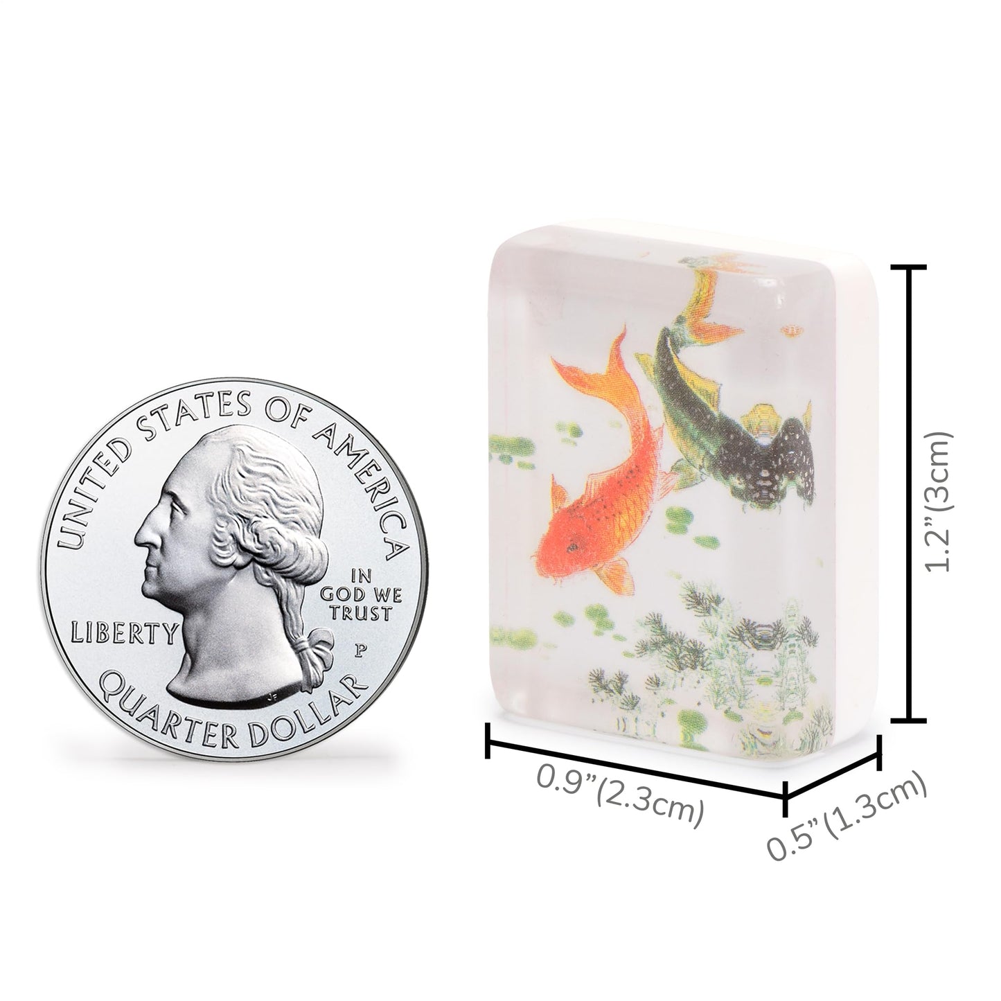 Yellow Mountain Imports American Mahjong Set — Celadon Koi, Mint Green Case, 4 Wooden Racks, Coins, Dice, Wind Indicator