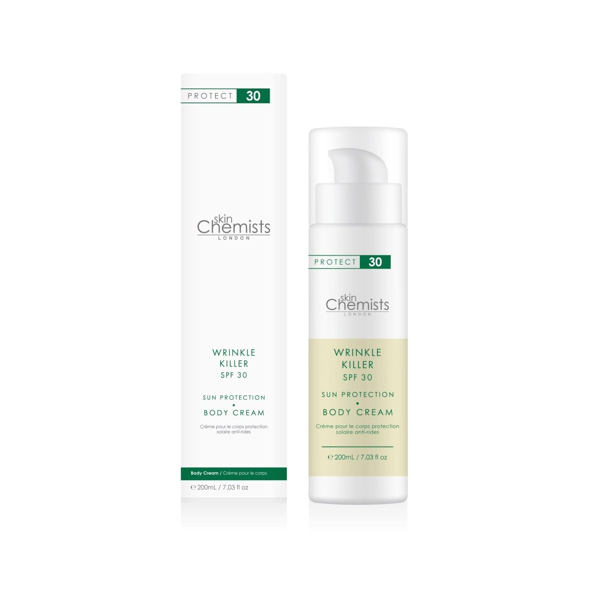 Wrinkle Killer Sun Protection Body Cream SPF 30 200ml