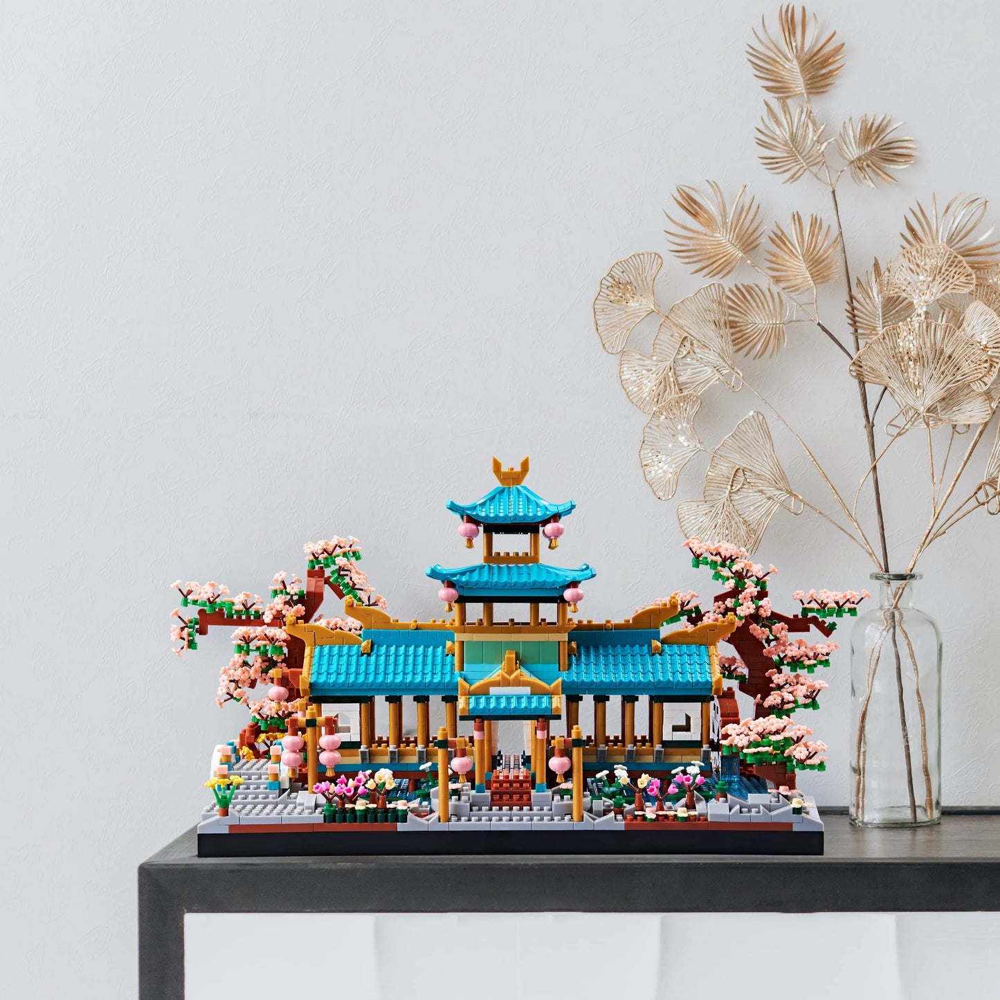 wriyvngs Suzhou Garden Micro Building Blocks Set — 2350 Pieces, Chinese Architecture DIY for Adults