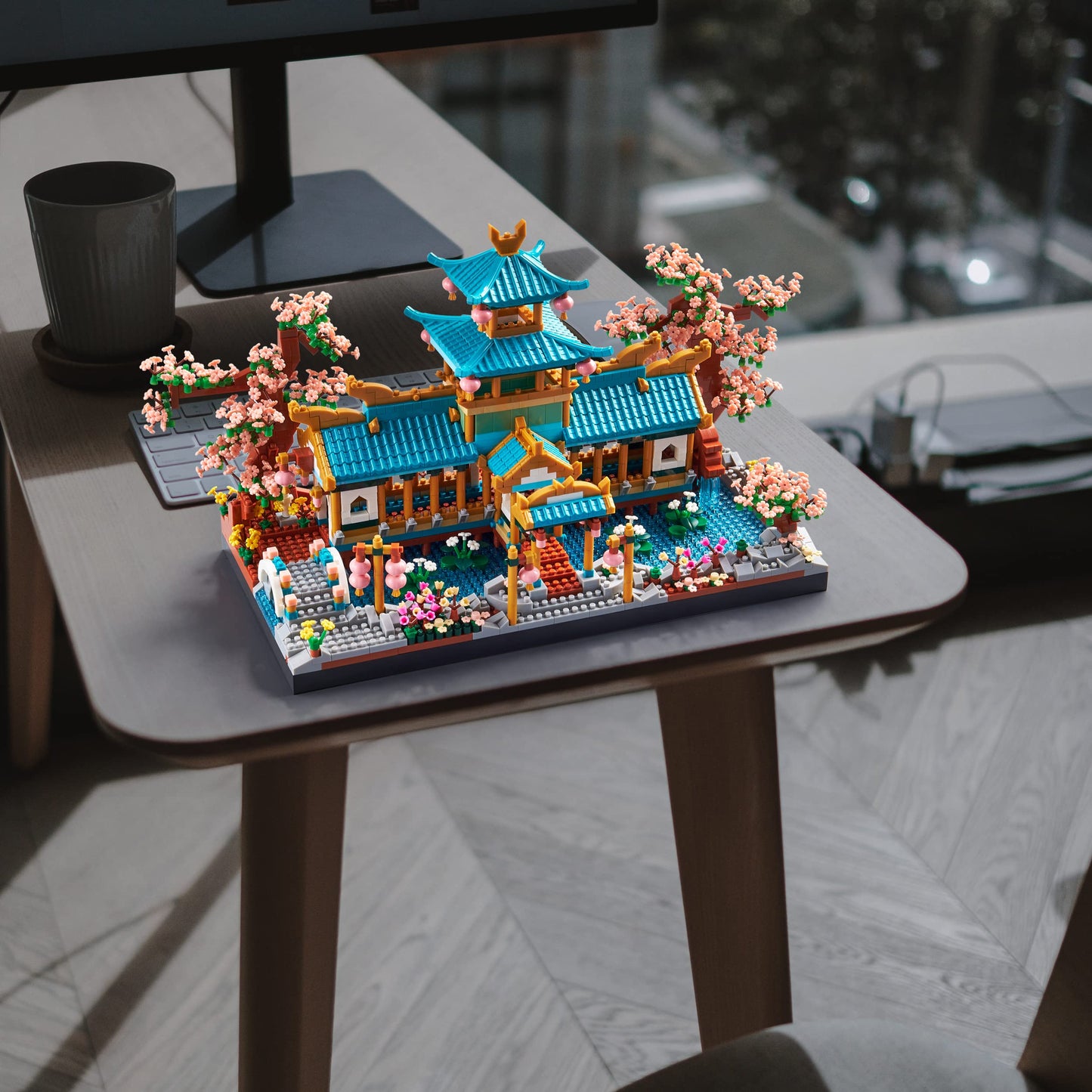 wriyvngs Suzhou Garden Micro Building Blocks Set — 2350 Pieces, Chinese Architecture DIY for Adults