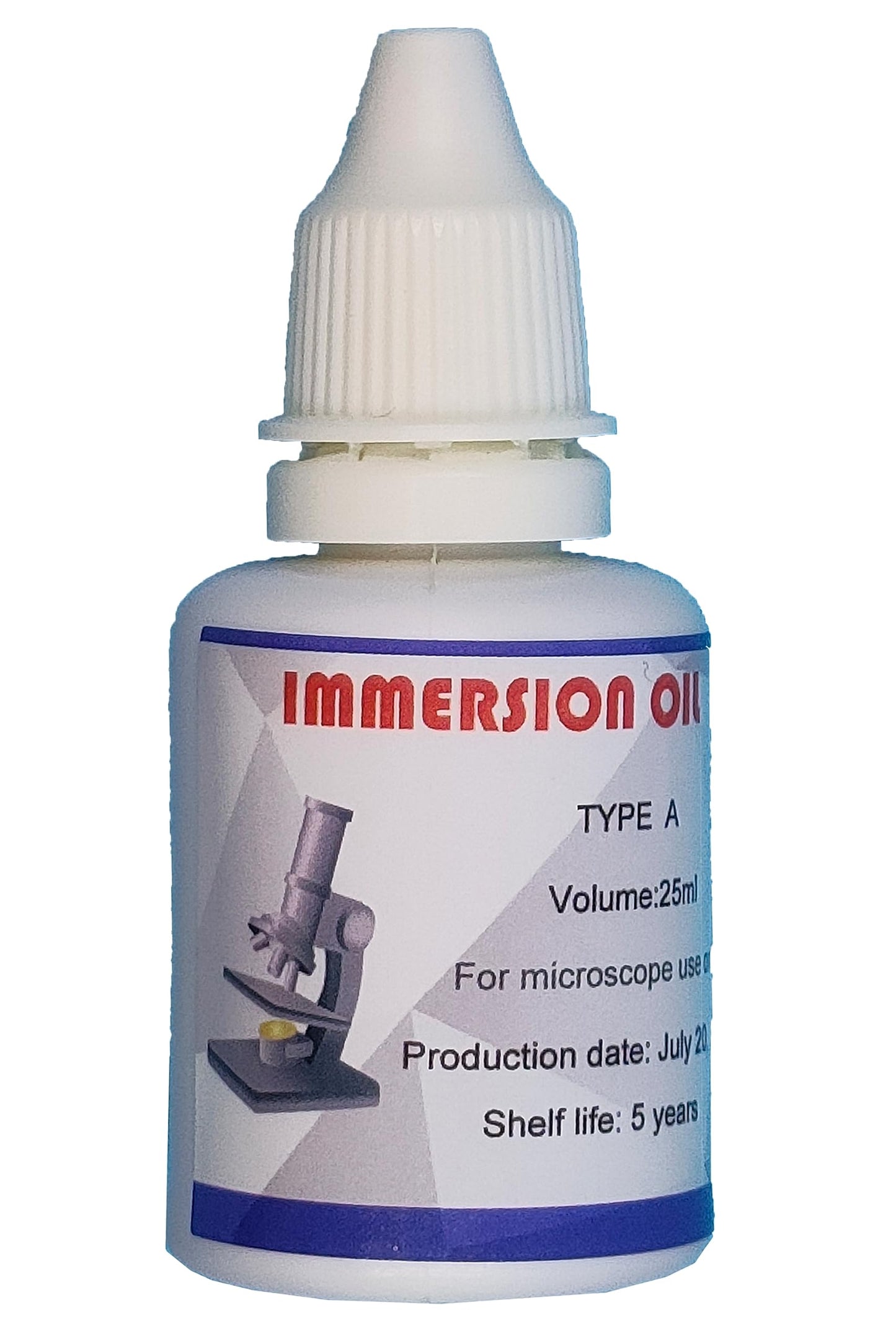 Wryxia Microscope Immersion Oil Type A – 25ml (3/4 oz), Easy to Remove