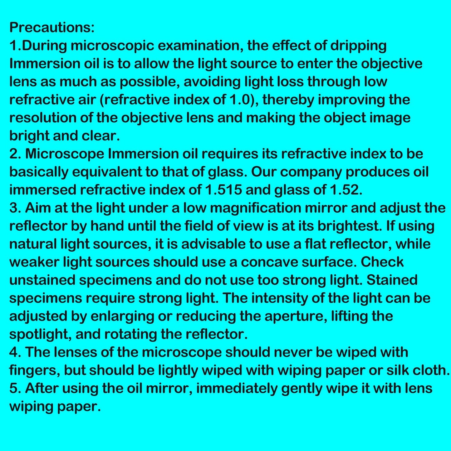 Wryxia Microscope Immersion Oil Type A – 25ml (3/4 oz), Easy to Remove