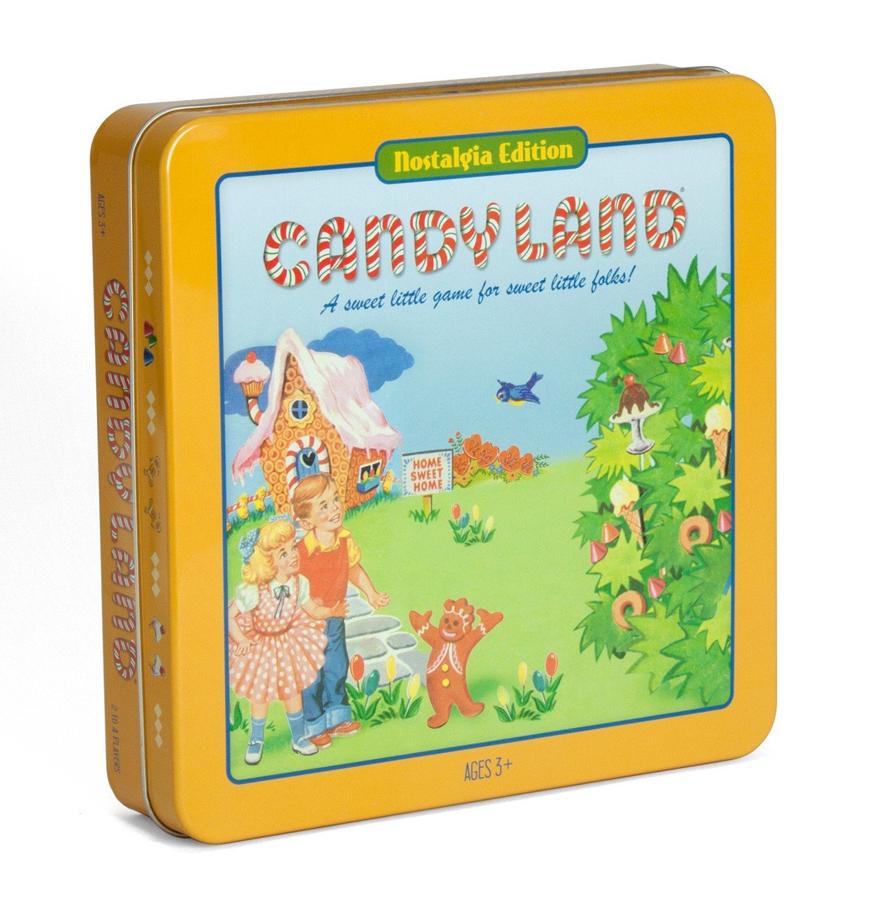 Candy Land Nostalgia Edition Board Game in Collectible Tin by WS Game Company – Retro Family Fun (Ages 3+)