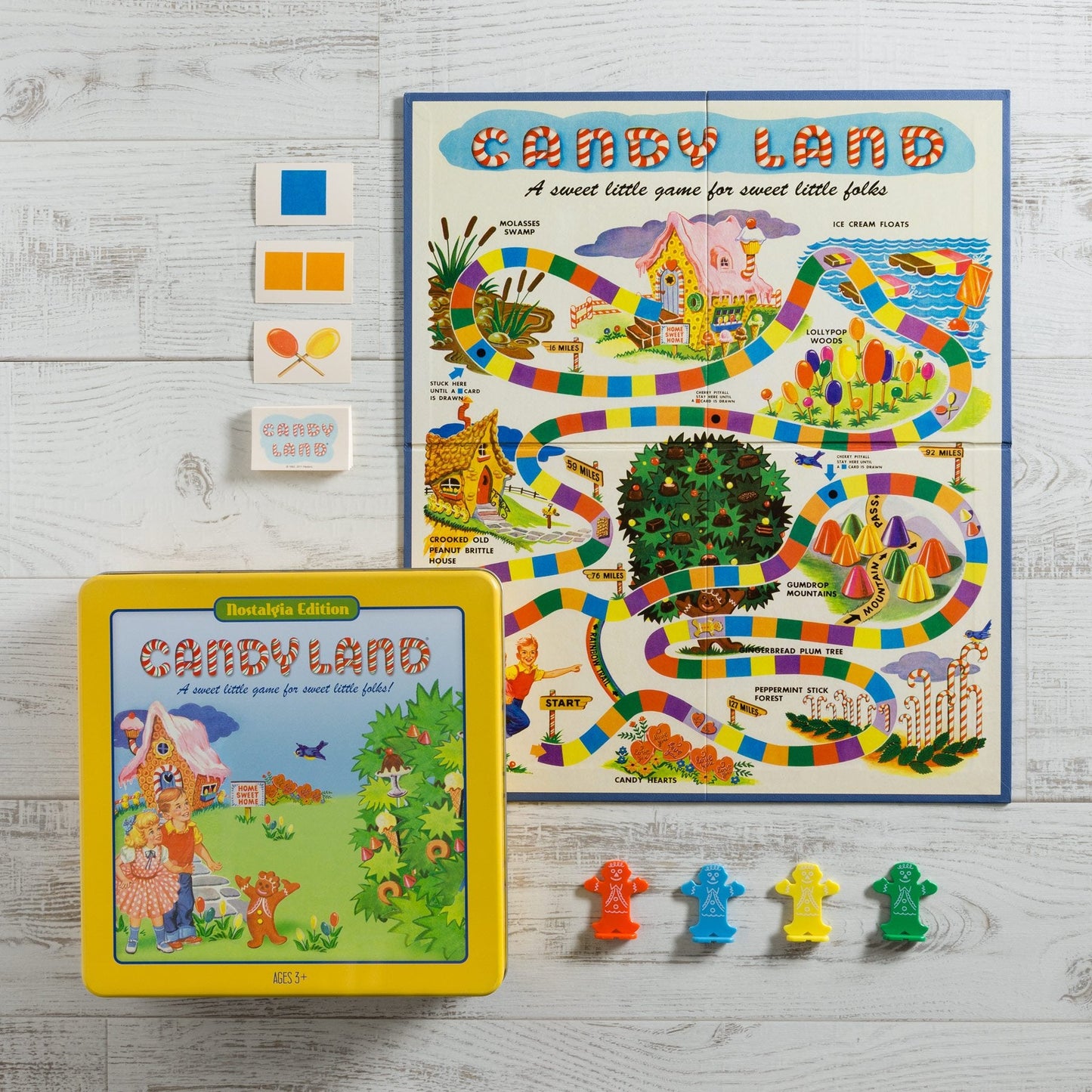 Candy Land Nostalgia Edition Board Game in Collectible Tin by WS Game Company – Retro Family Fun (Ages 3+)