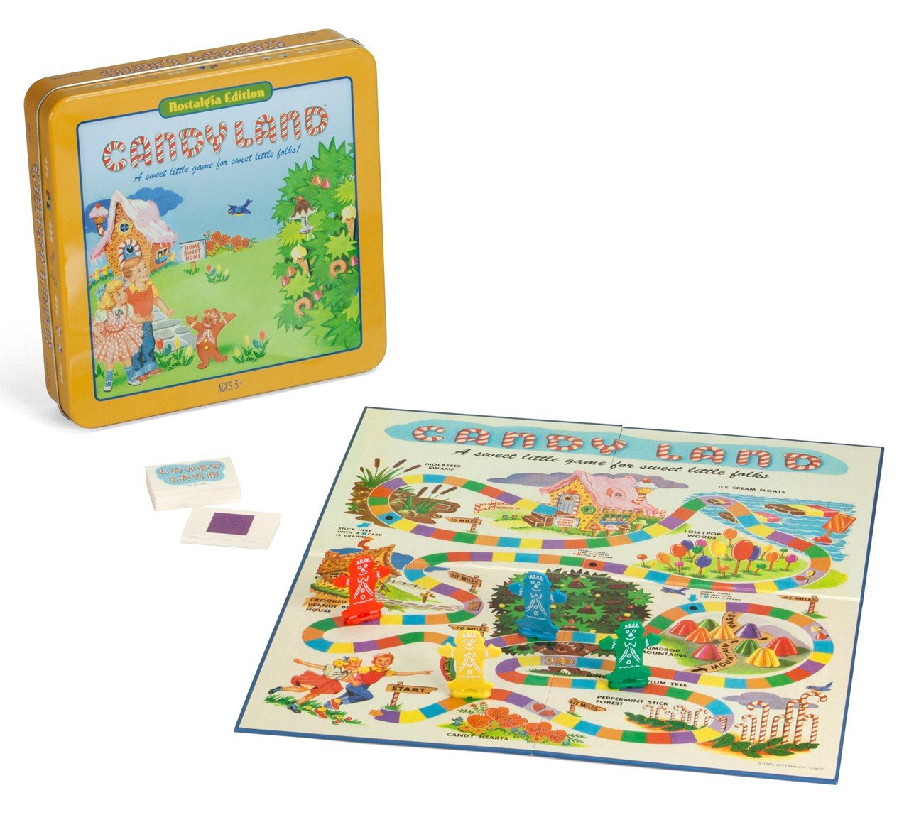 Candy Land Nostalgia Edition Board Game in Collectible Tin by WS Game Company – Retro Family Fun (Ages 3+)