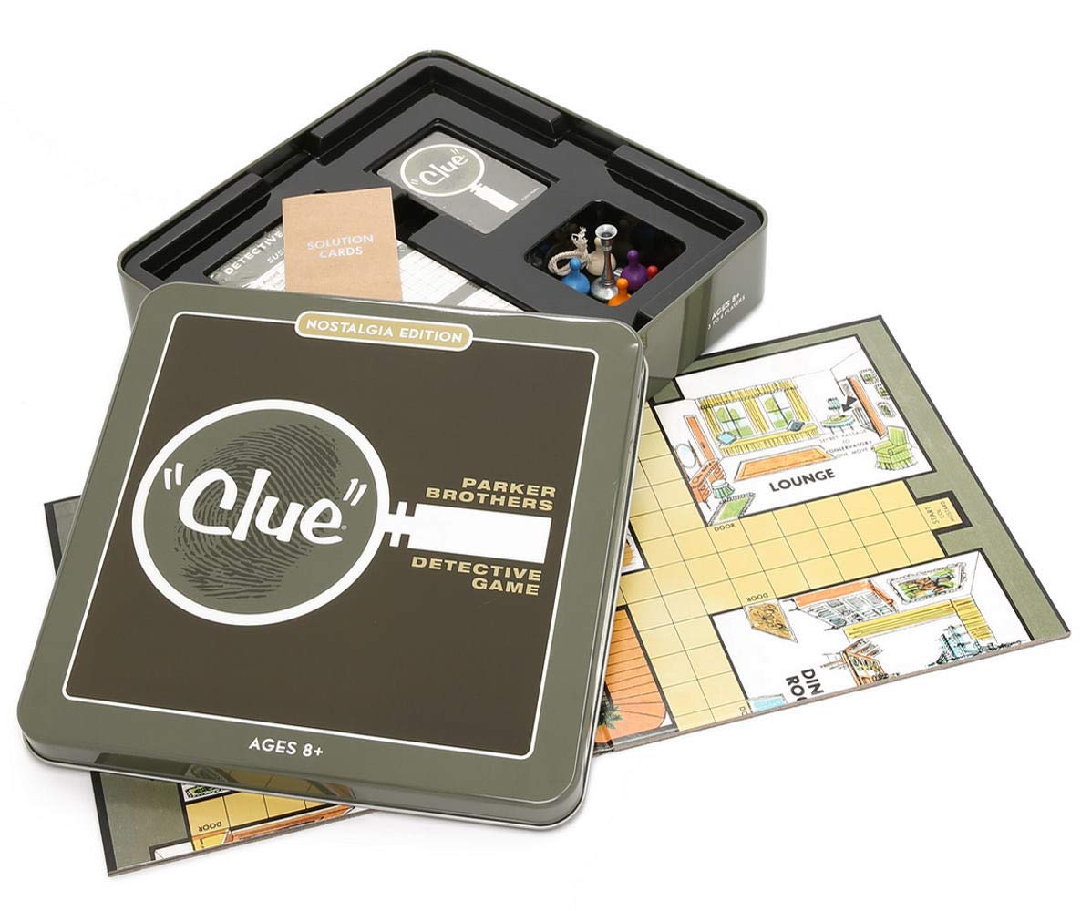 WS Game Company Clue Nostalgia Edition Board Game in Collectible Tin
