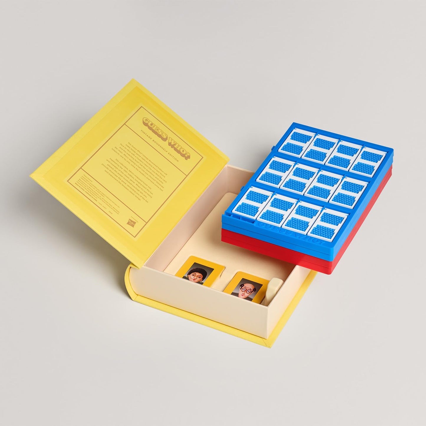 WS Game Company Guess Who? Vintage Bookshelf Edition – Linen-Wrapped Box & Slipcase