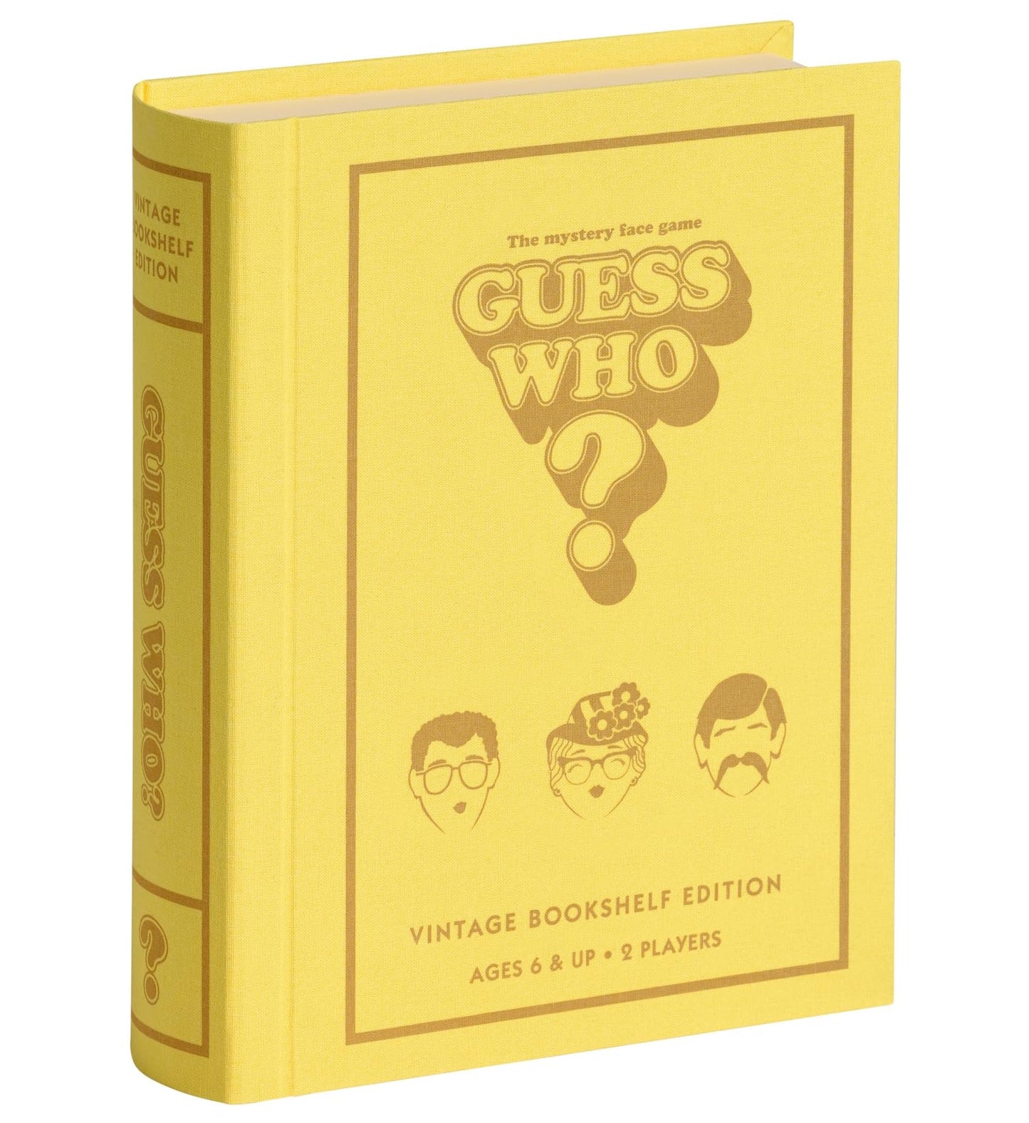 WS Game Company Guess Who? Vintage Bookshelf Edition – Linen-Wrapped Box & Slipcase