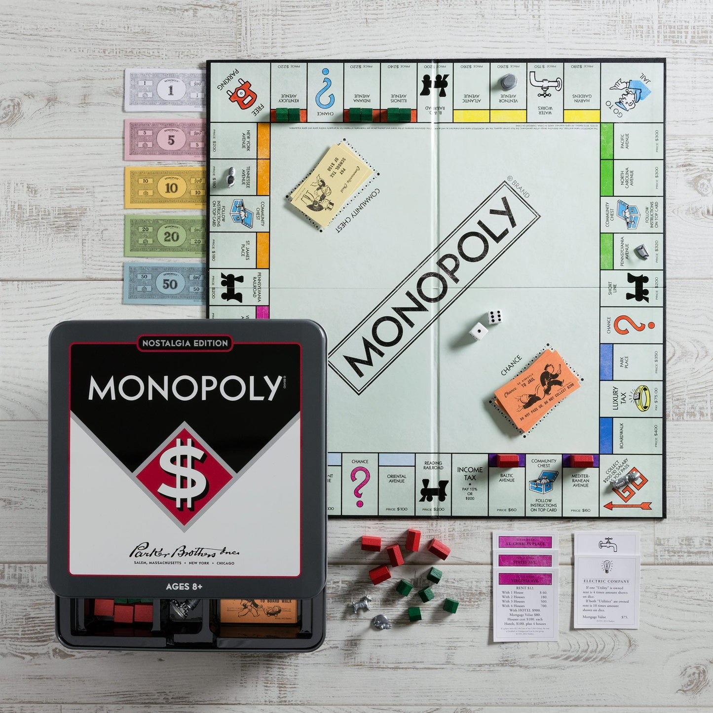 Monopoly Nostalgia Tin Edition by WS Game Company — Vintage 1937 Style