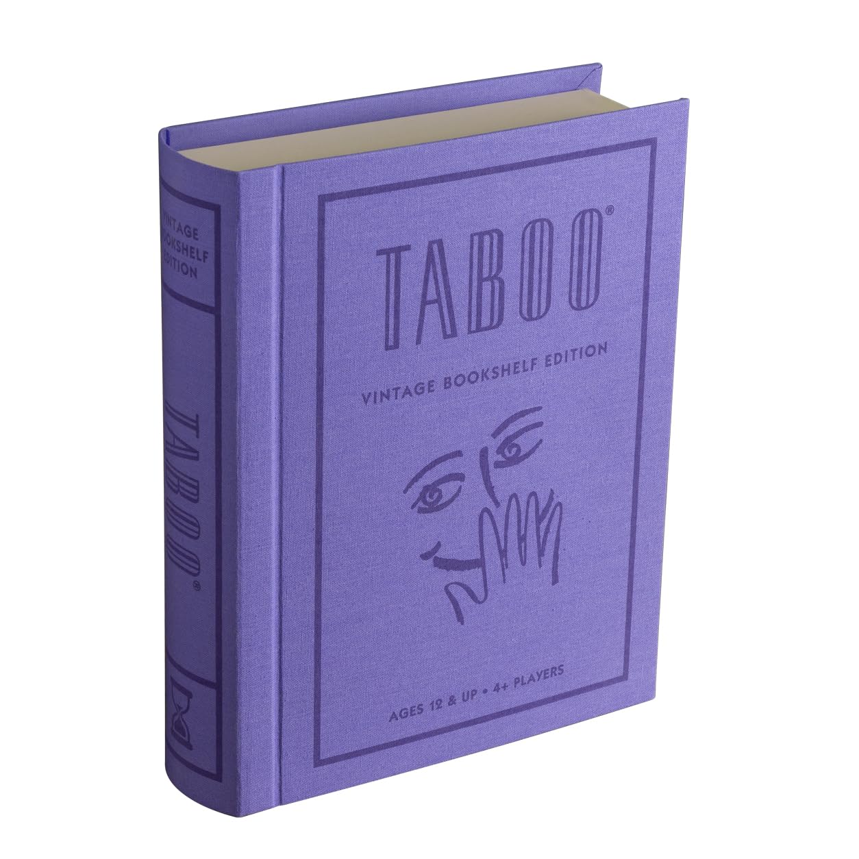WS Game Company Taboo Vintage Bookshelf Edition — Board Game for 4+ Players