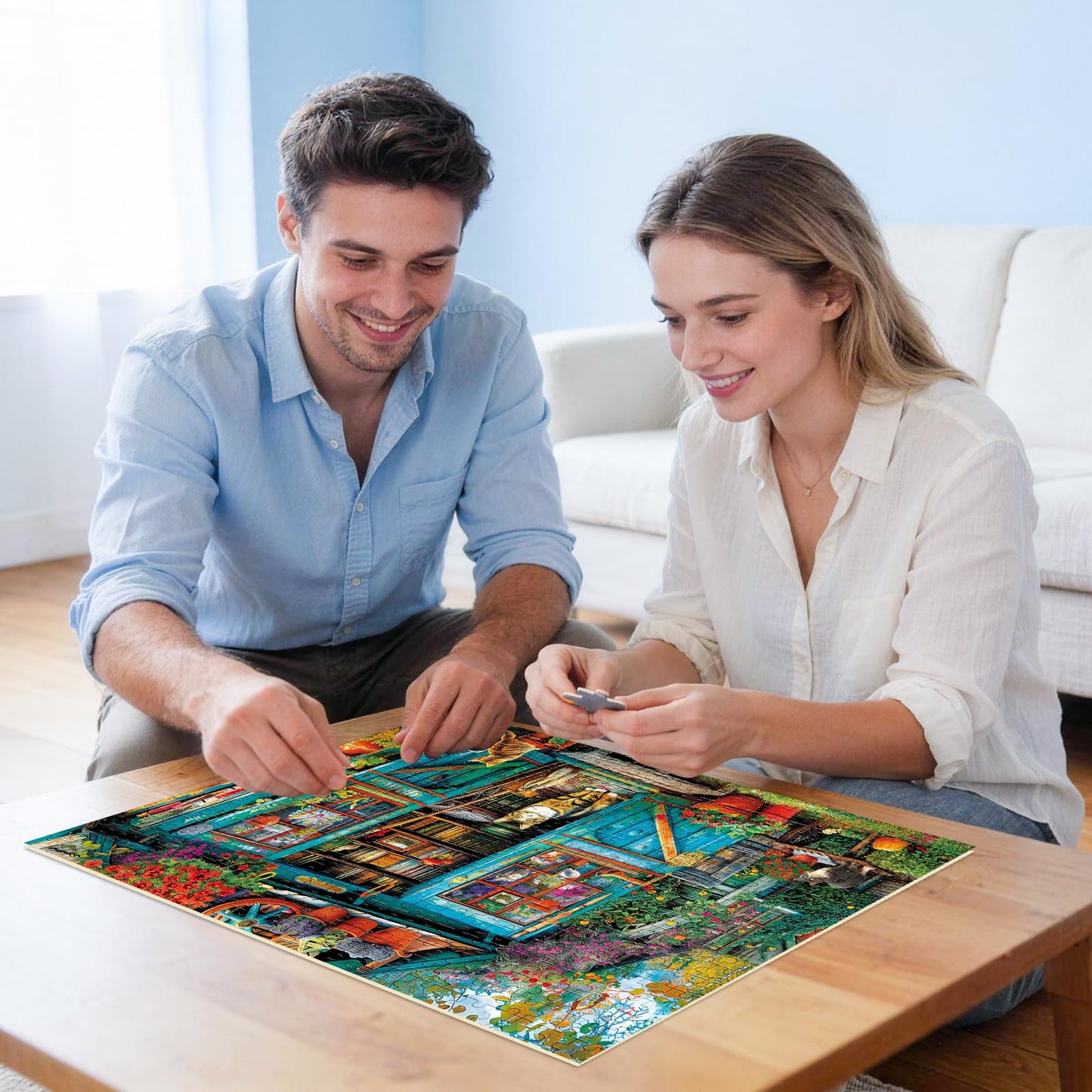 WSCXSC 500 Piece Cat Puzzle for Adults – Engaging Family Jigsaw