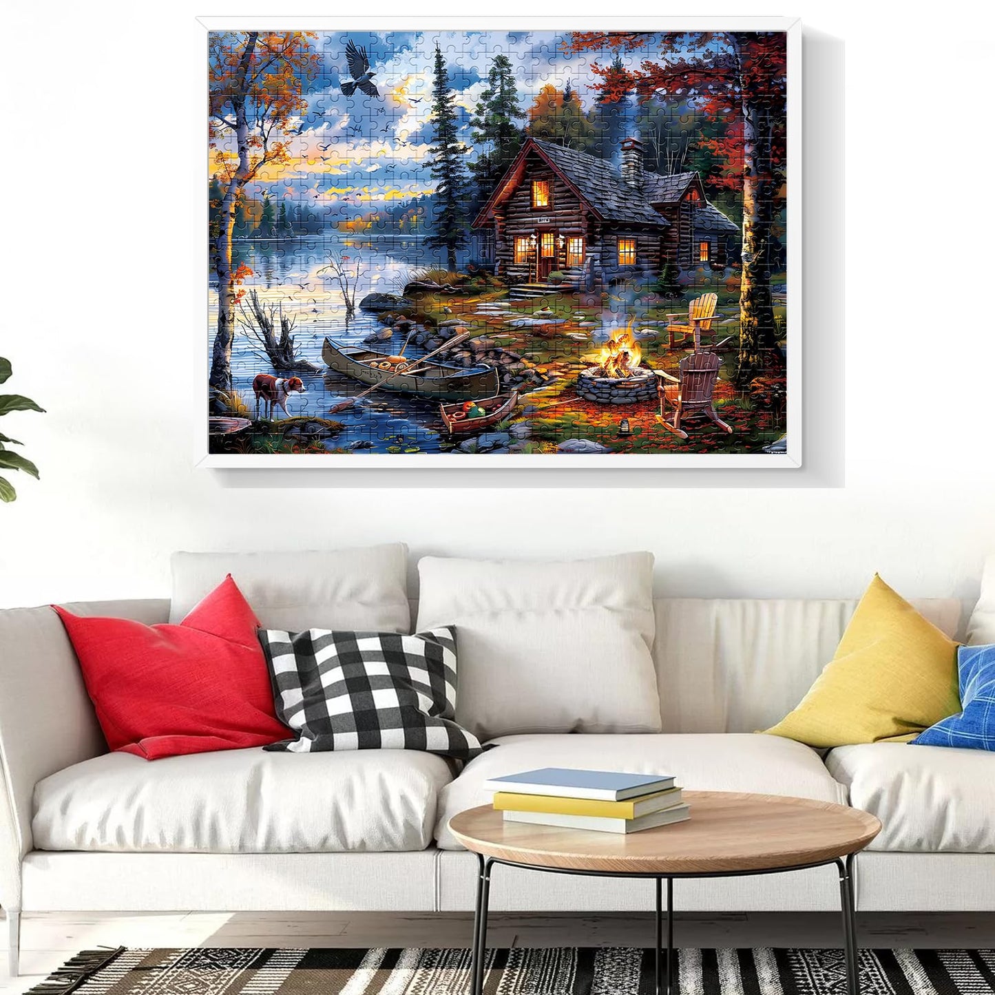 WSCXSC Puzzles for Adults - 500-Piece Countryside Autumn Jigsaw Puzzle | Family Fun, Brain Teaser Gift, 20.5 x 15