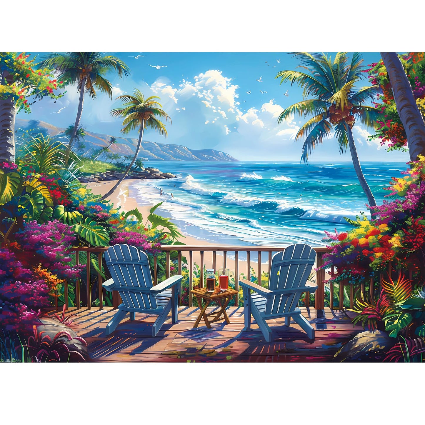 WSCXSC Jigsaw Puzzles for Adults – 500 Pieces, Interlock, Dust-Free, 20.5 x 15 in