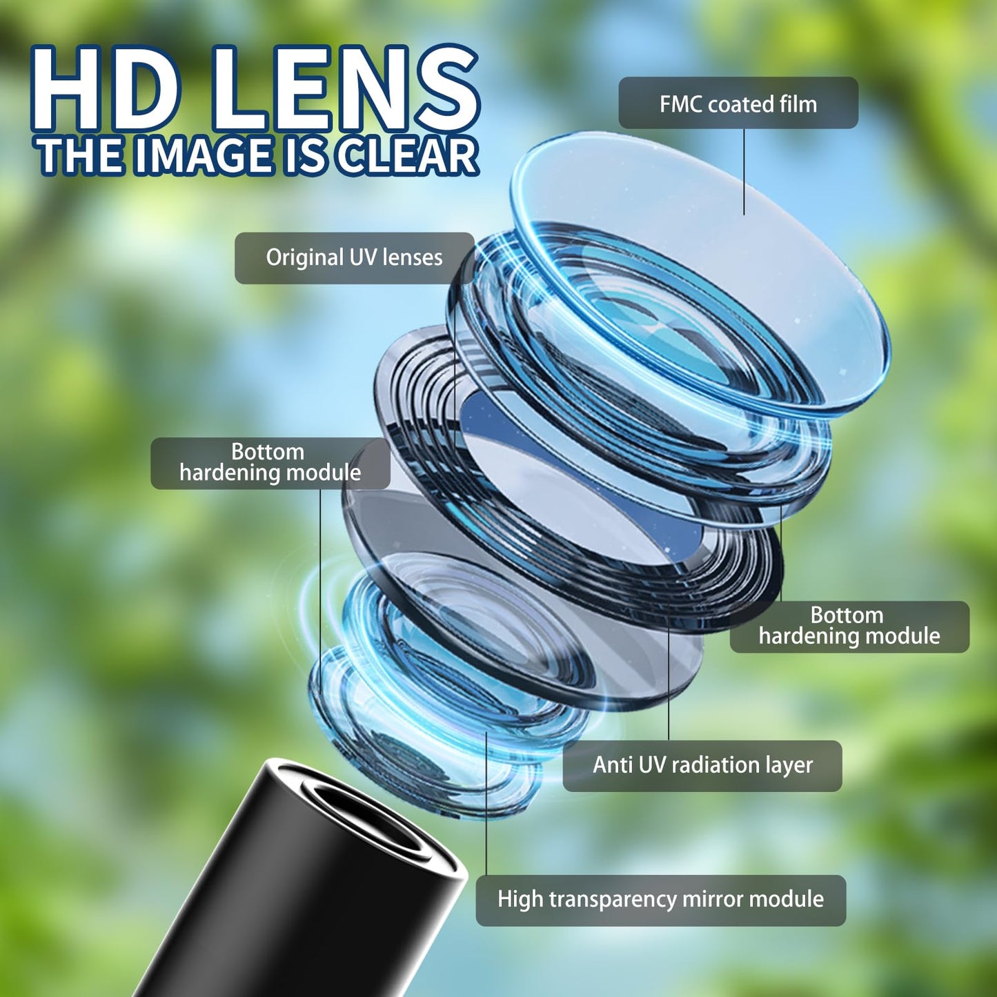 WSDMIC Kid Microscope 40x-1600x Magnification STEM Kit with Slides & Tools | Blue