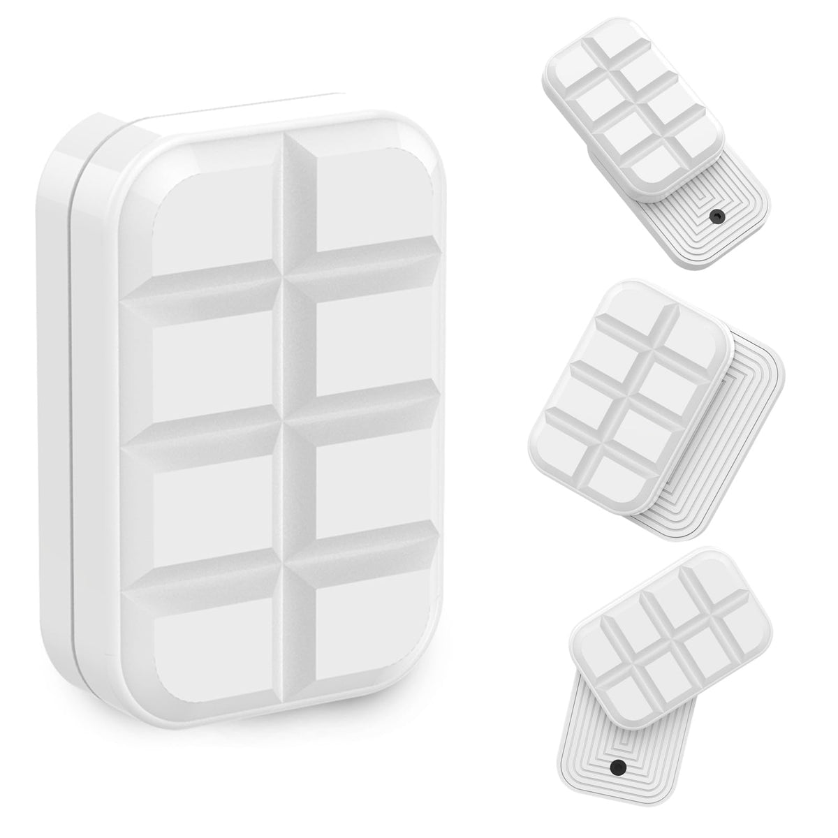 WSHWXY Fidget Slider – Magnetic EDC Toy for Adults (Chocolate White)