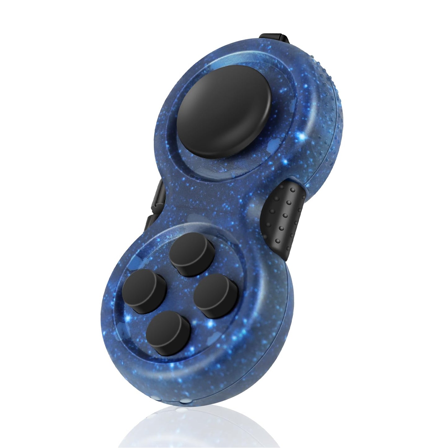 WTYCD Original Fidget Toy: 8-Function Rubberized Controller for Focus, Stress Relief & Discreet Fidgeting