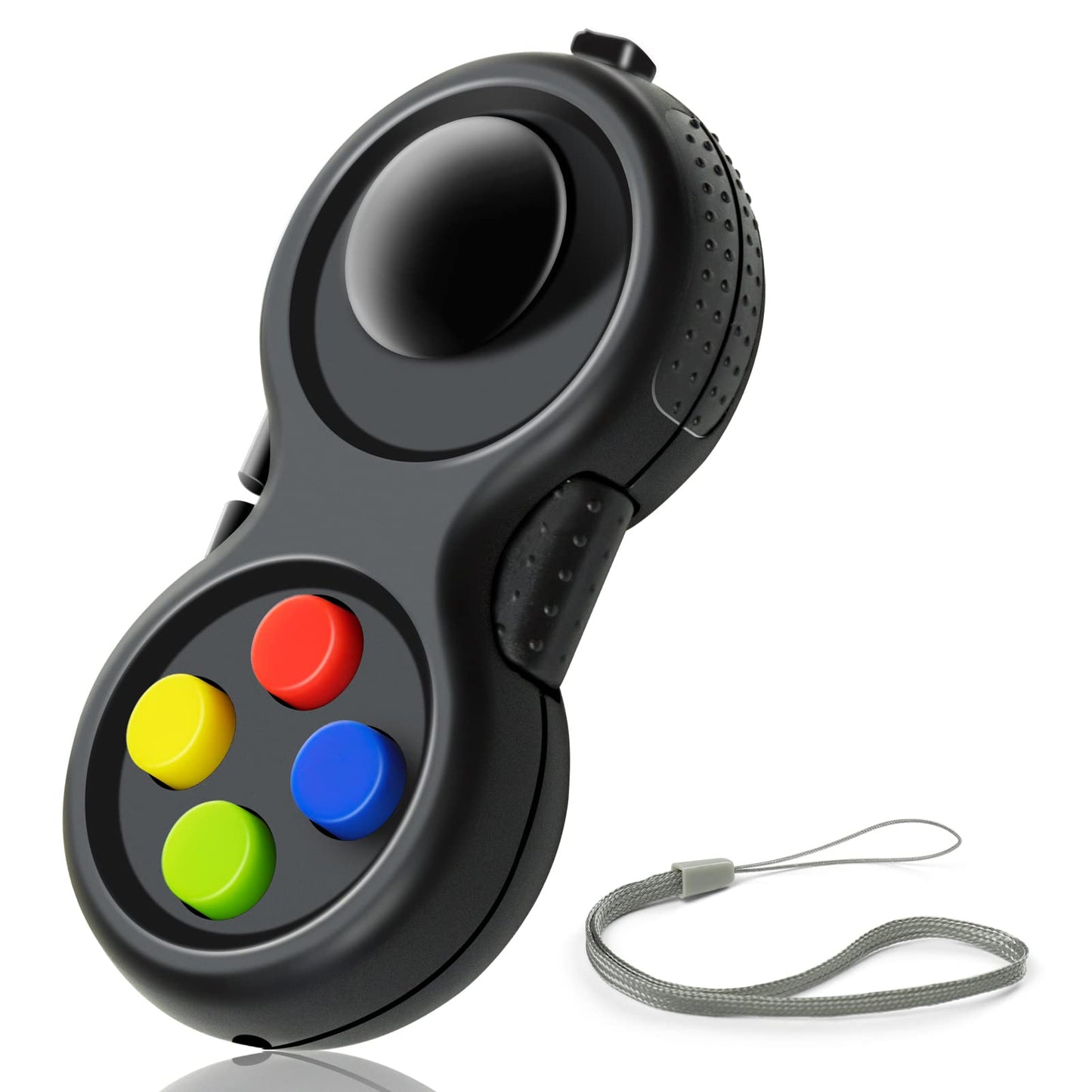 WTYCD Original Fidget Toy Game – 8-Function Rubberized Controller Fidget for Stress & Focus
