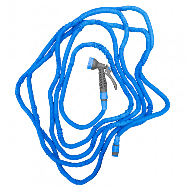 Expanding Trick Hose 5m - 15m Blue