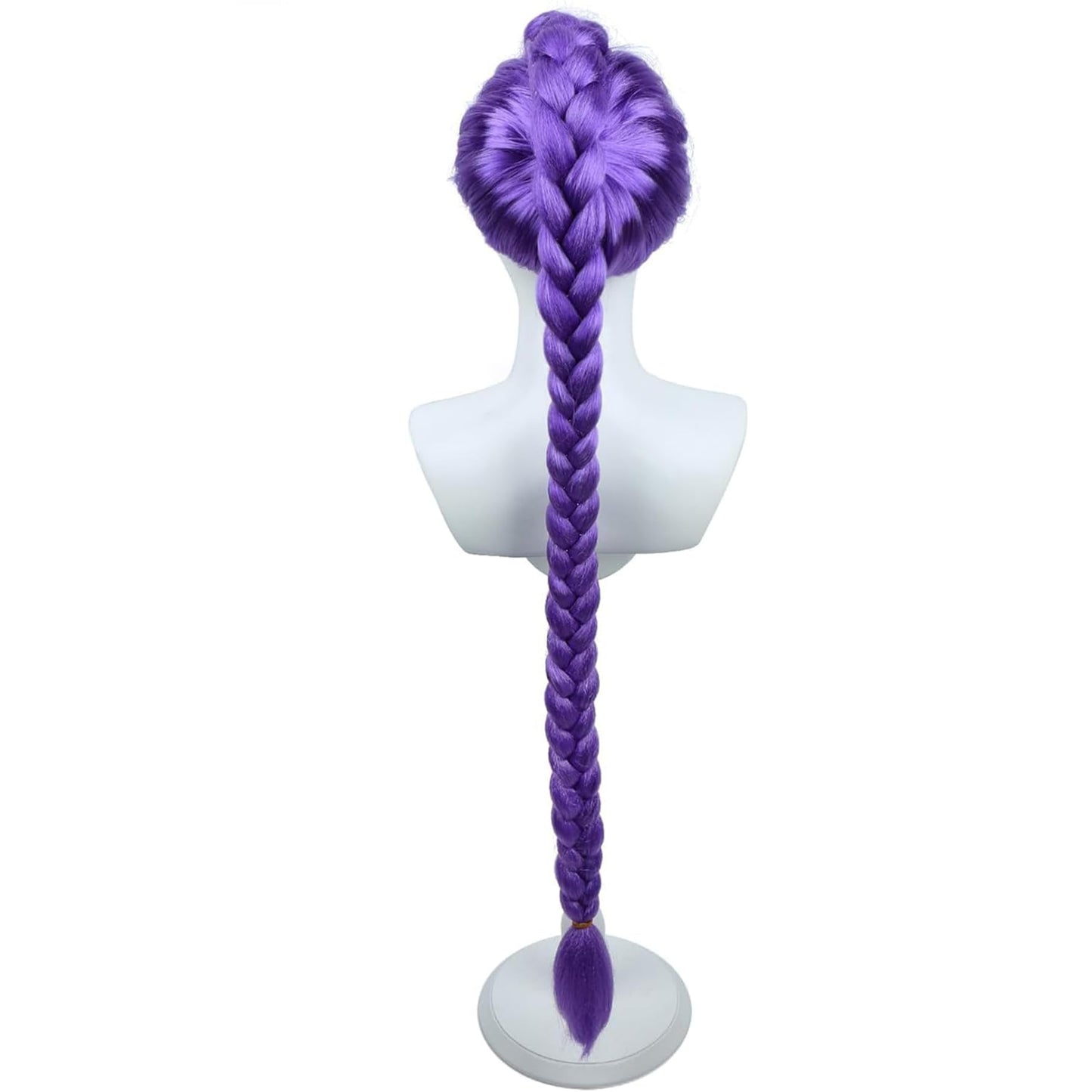 WTHCOS Long Purple Braid Wig for Girls & Women | Premium Heat-Resistant Synthetic Hair