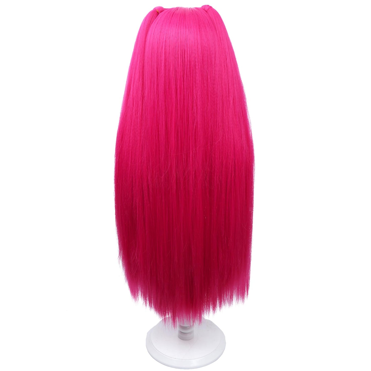 WTHCOS Long Hot Pink Wig for Women - Cosplay Anime Halloween
