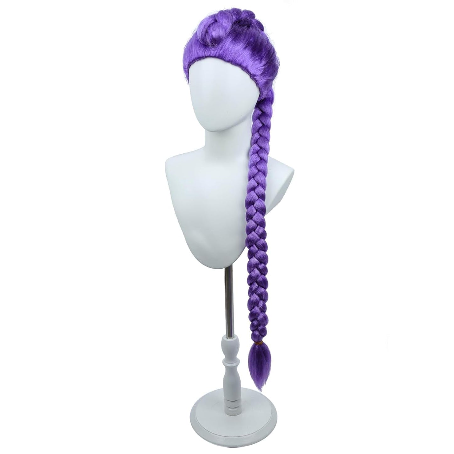 WTHCOS Long Purple Braid Wig for Girls & Women | Premium Heat-Resistant Synthetic Hair