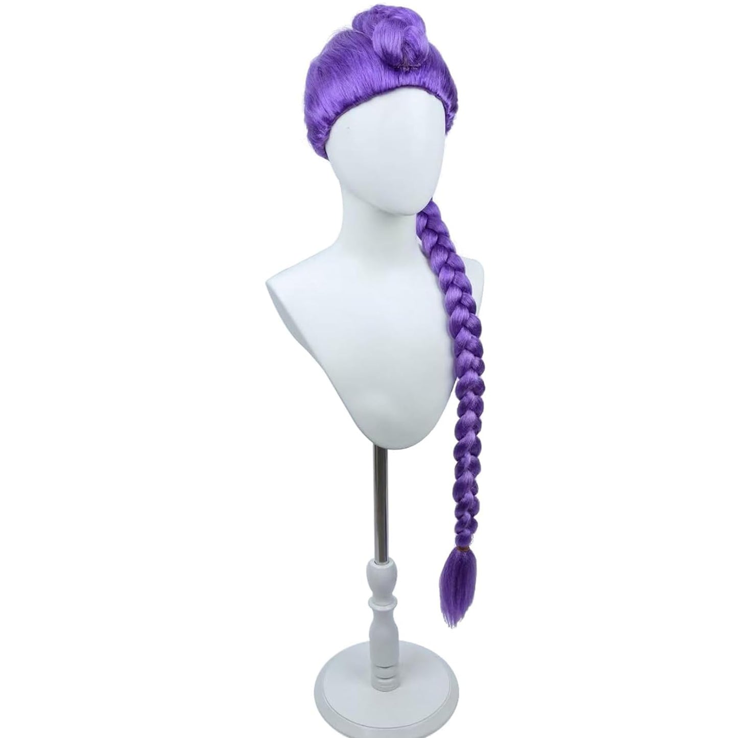 WTHCOS Long Purple Braid Wig for Girls & Women | Premium Heat-Resistant Synthetic Hair