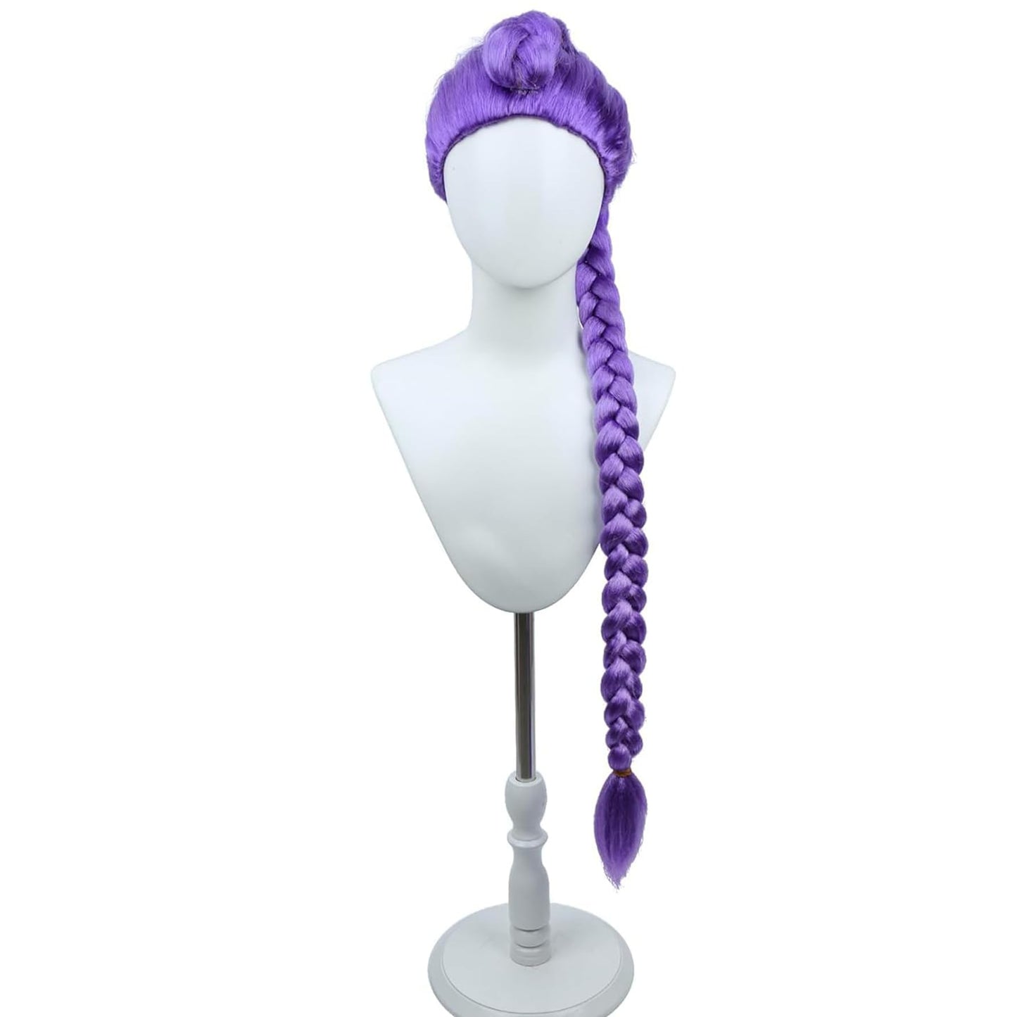 WTHCOS Long Purple Braid Wig for Girls & Women | Premium Heat-Resistant Synthetic Hair