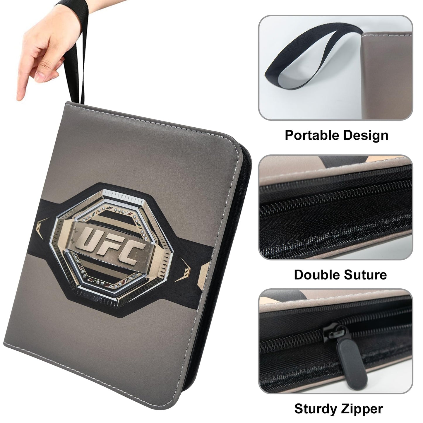 WTVIDAS 400 Pockets Card Binder – Portable Waterproof Card Storage for Collectors