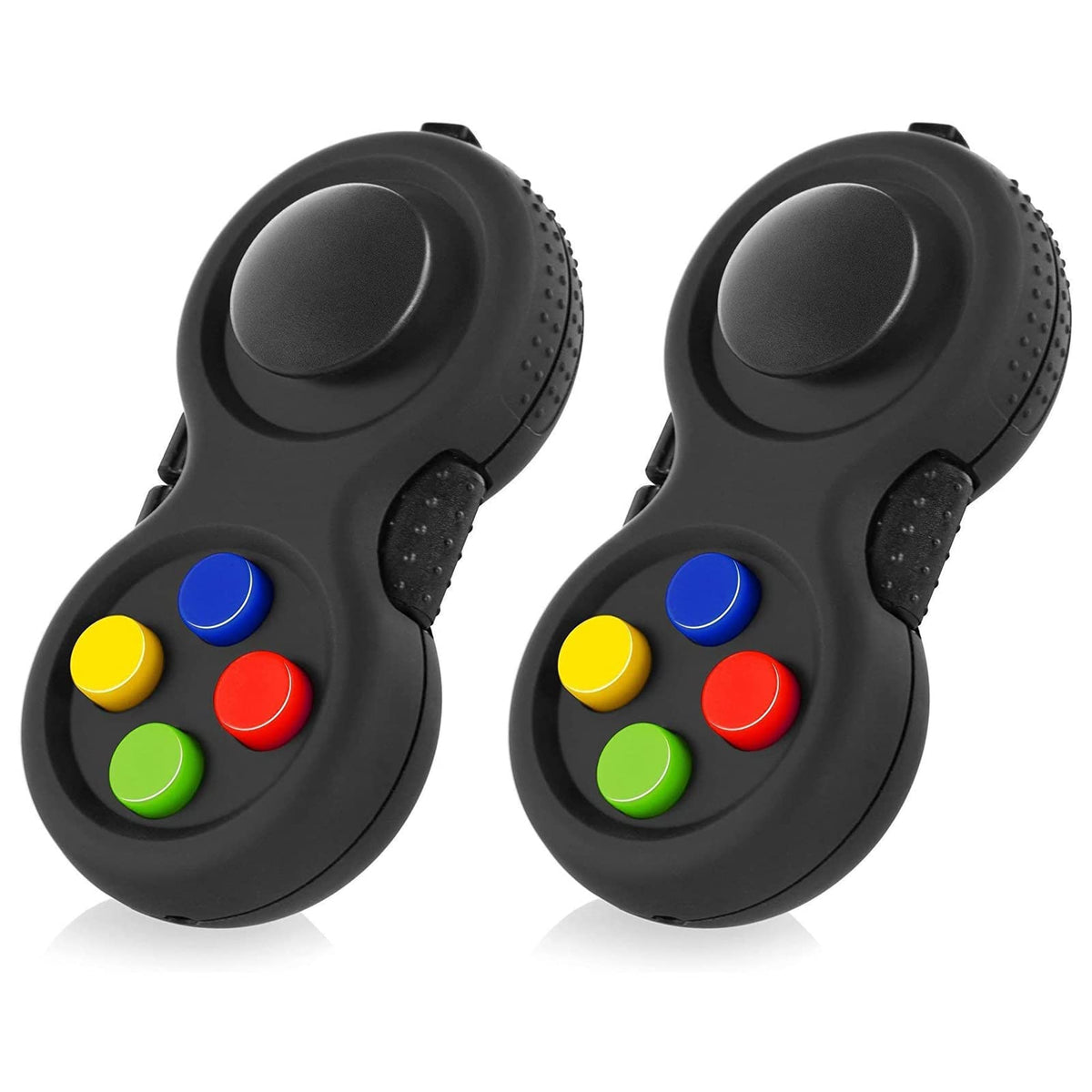 WTYCD Original Fidget Toy Game — 8-Function Rubberized Controller with Lanyard
