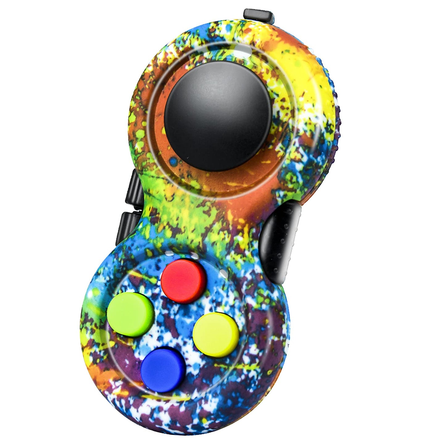 WTYCD Original Fidget Toy — Rubberized Controller with 8 Functions & Lanyard for Focus