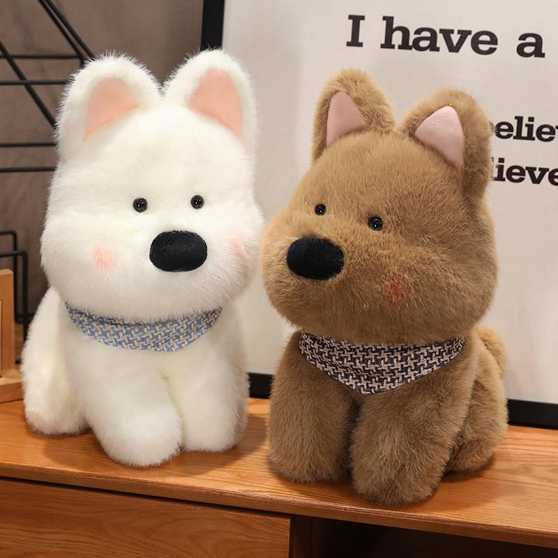 WUFUVAP West Highland White Terrier Plush — Soft 10-Inch Westie Puppy Stuffed Animal
