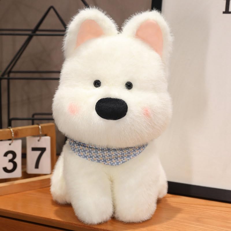 WUFUVAP West Highland White Terrier Plush — Soft 10-Inch Westie Puppy Stuffed Animal