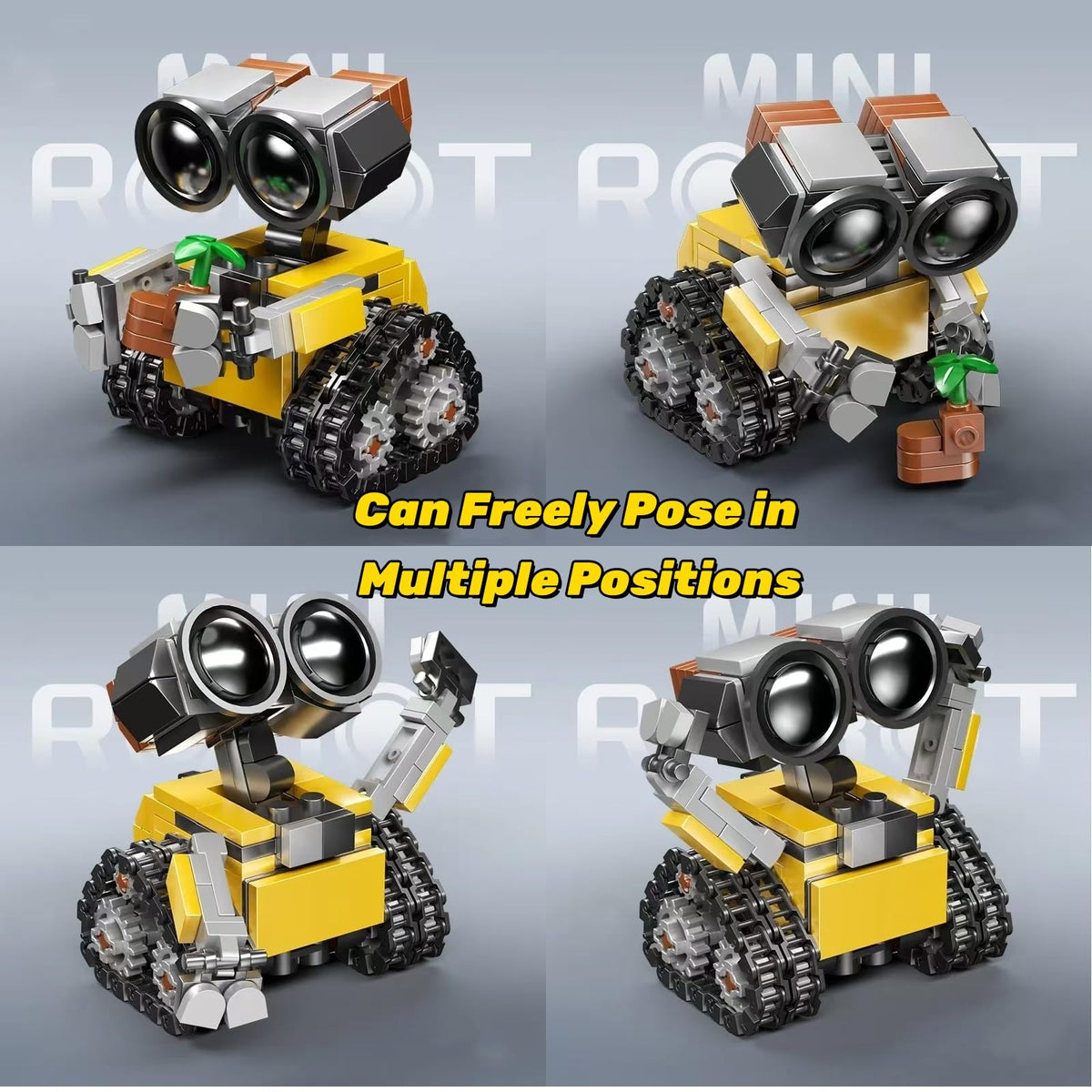 WULOBOOI Robot Building Kit for Adults — 217+ Pieces STEM Mech Set