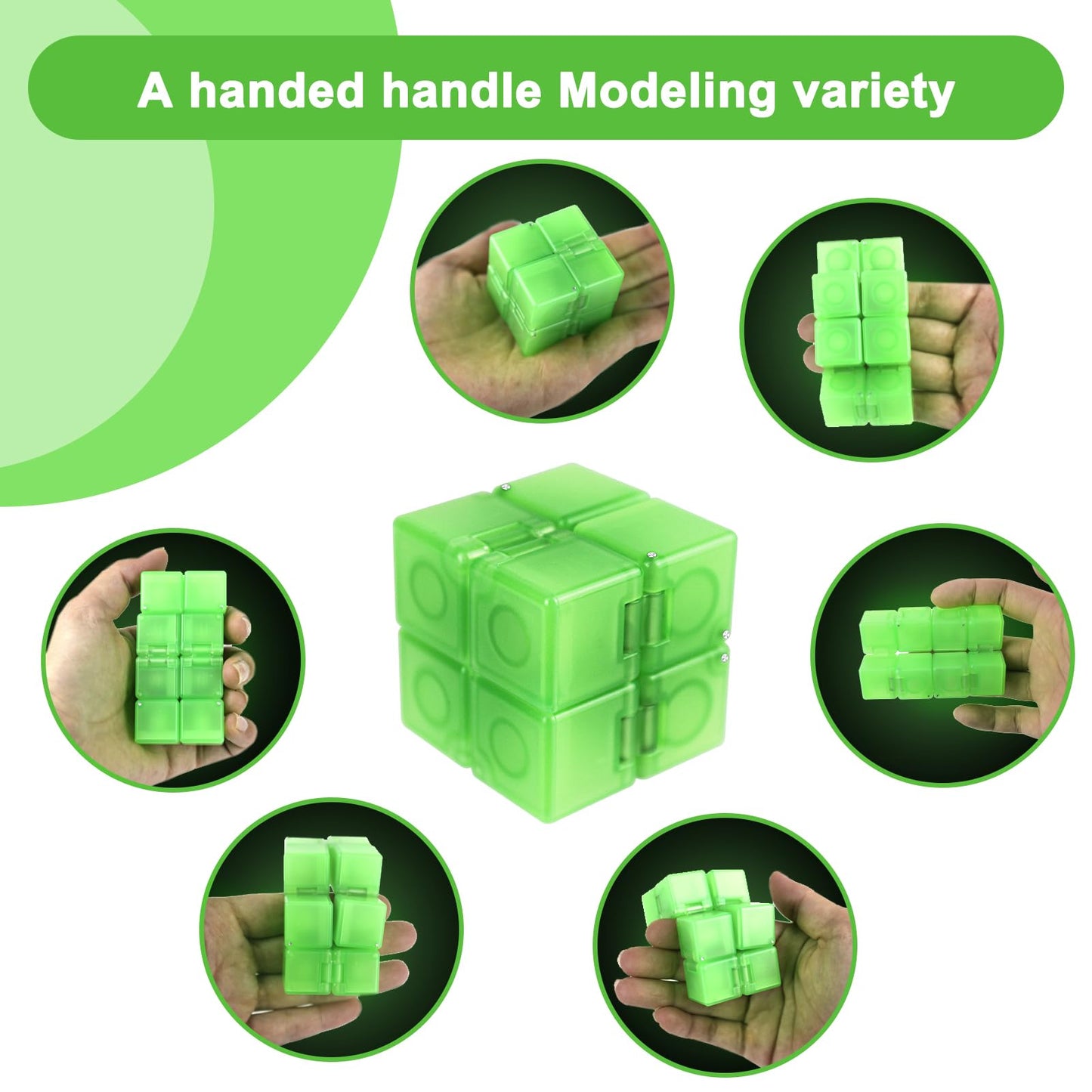WUQID Infinitycube Fidget Toy – Pocket-Sized Stress Relief & Focus Tool