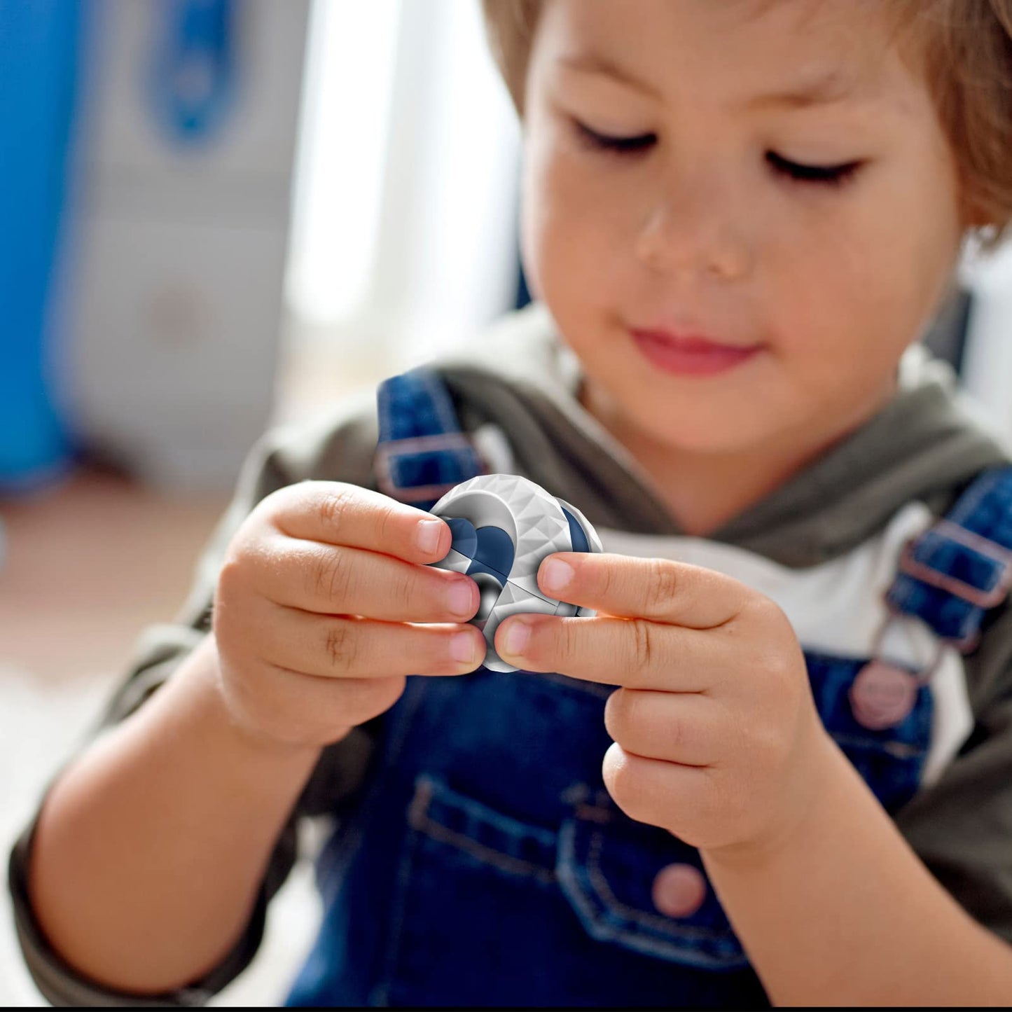 WUQID Orbiit Ball Toy 4 Pack – Fidget Puzzle Balls for Focus and Calm