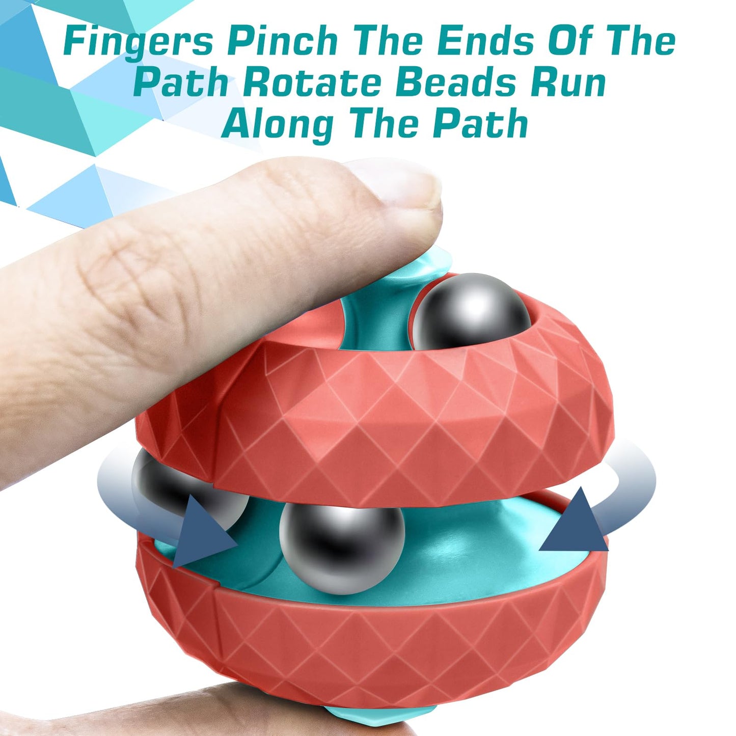 WUQID Orbiit Ball Toy – Infinitycube Puzzle Ball Spinning Toy for Focus, Fun & Fidget Play