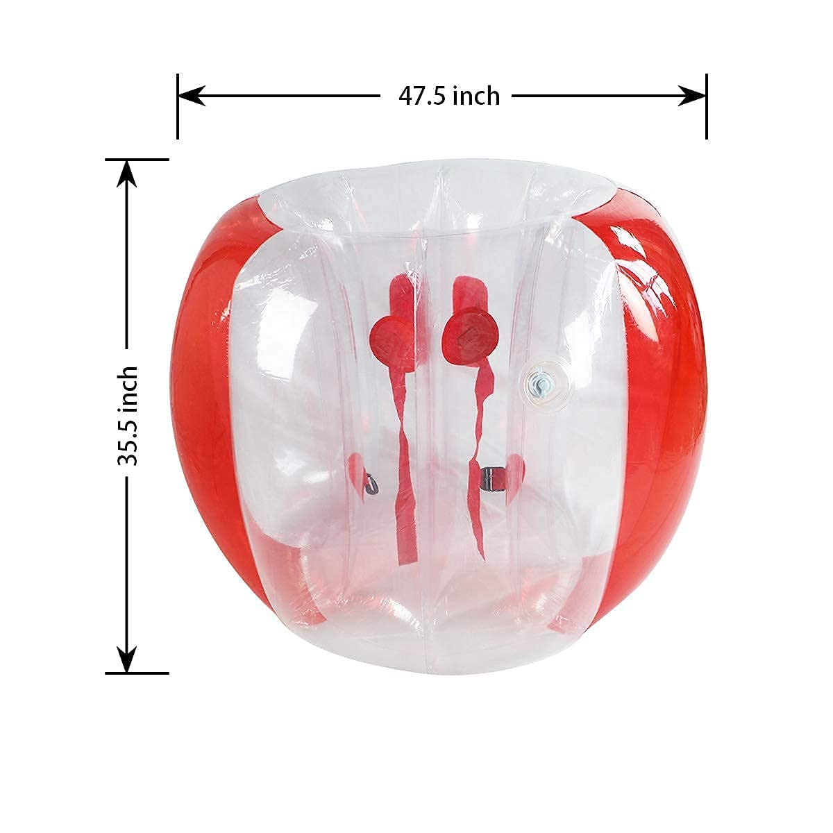 Sunshine-Mall 48in Bumper Sumo Ball – Wearable Inflatable Zorb for Adults & Kids | Wuzeautk