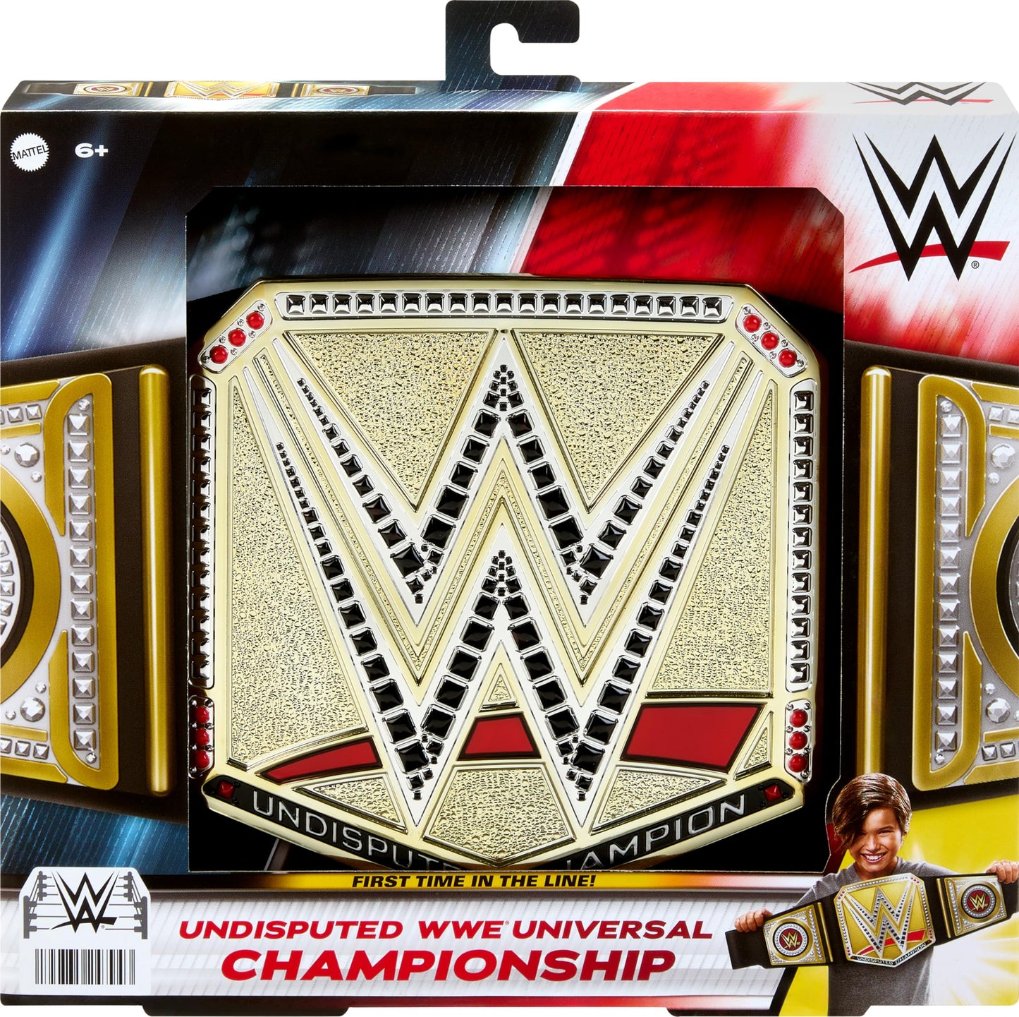 WWE Championship Title – Undisputed WWE Universal Championship Role-Play Belt, 3+ Feet