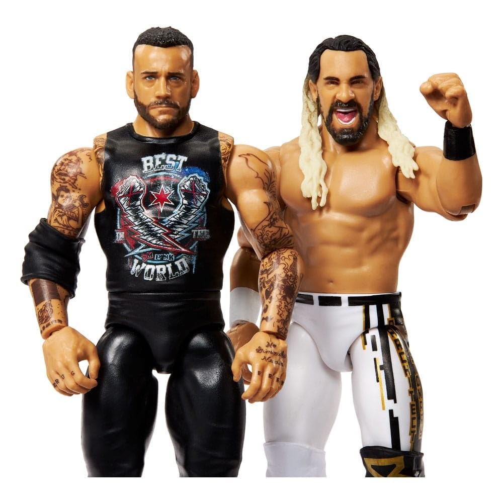 WWE CM Punk & Seth Rollins Main Event 2-Pack 23 - Mattel Action Figures | WWE