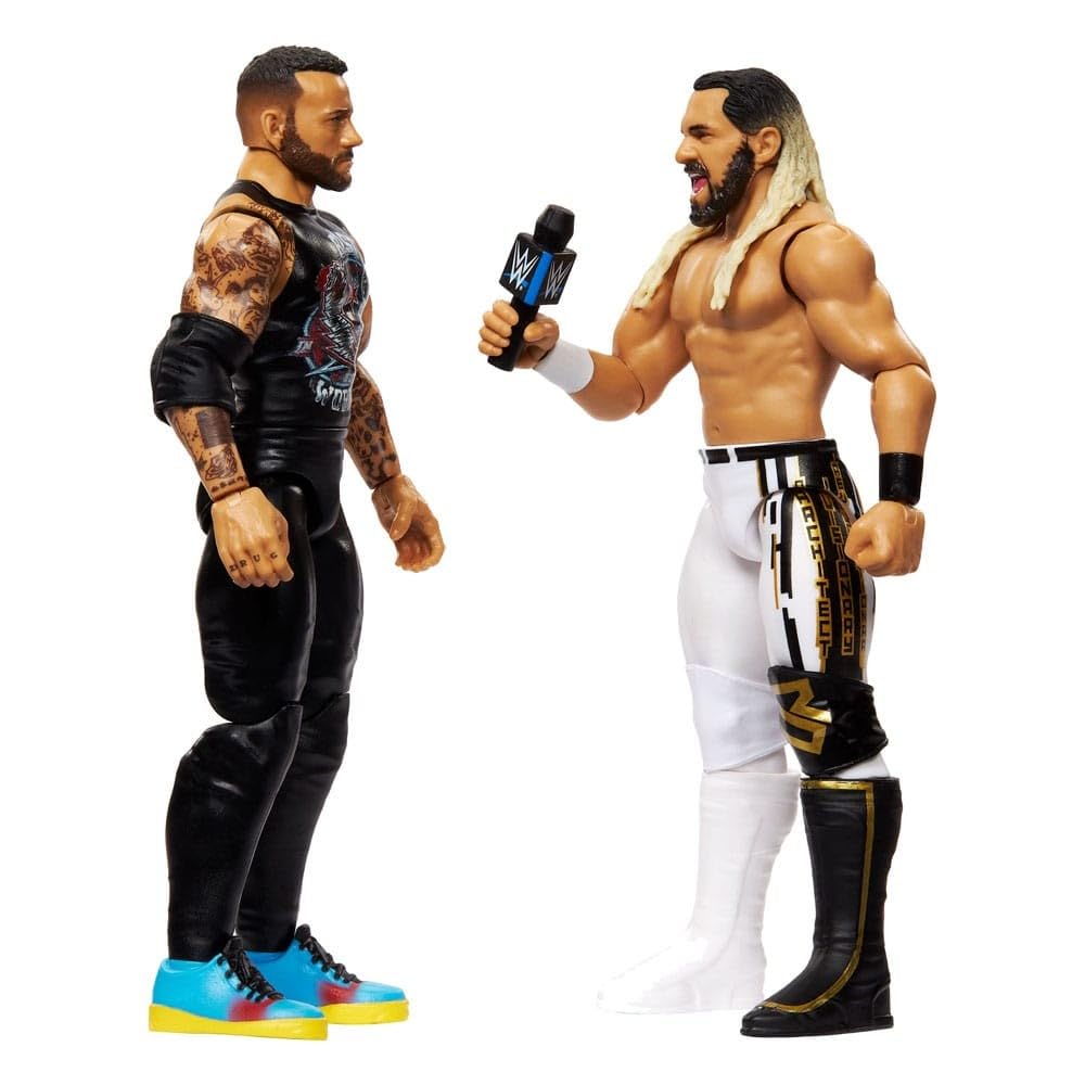 WWE CM Punk & Seth Rollins Main Event 2-Pack 23 - Mattel Action Figures | WWE
