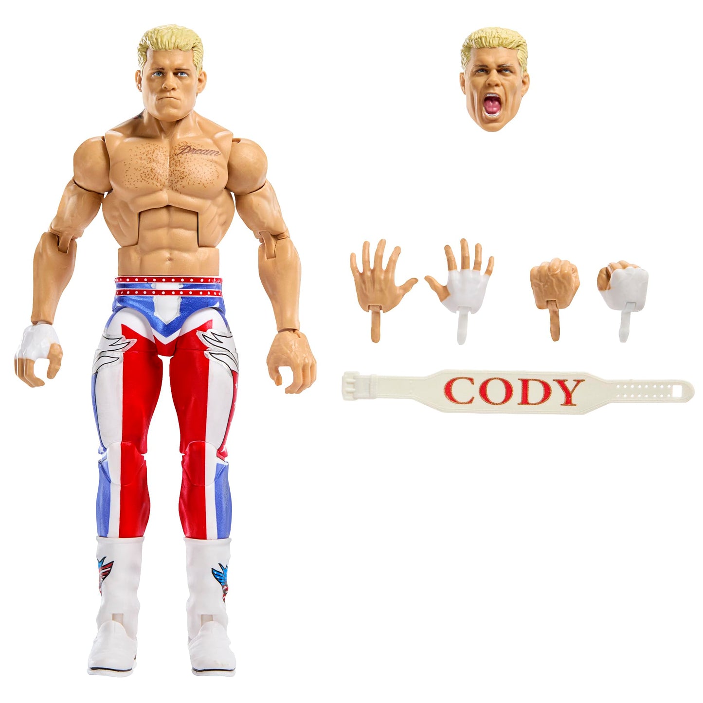 WWE Cody Rhodes (RWB) Elite Top Picks 2025 Wave 4 – Mattel Action Figure