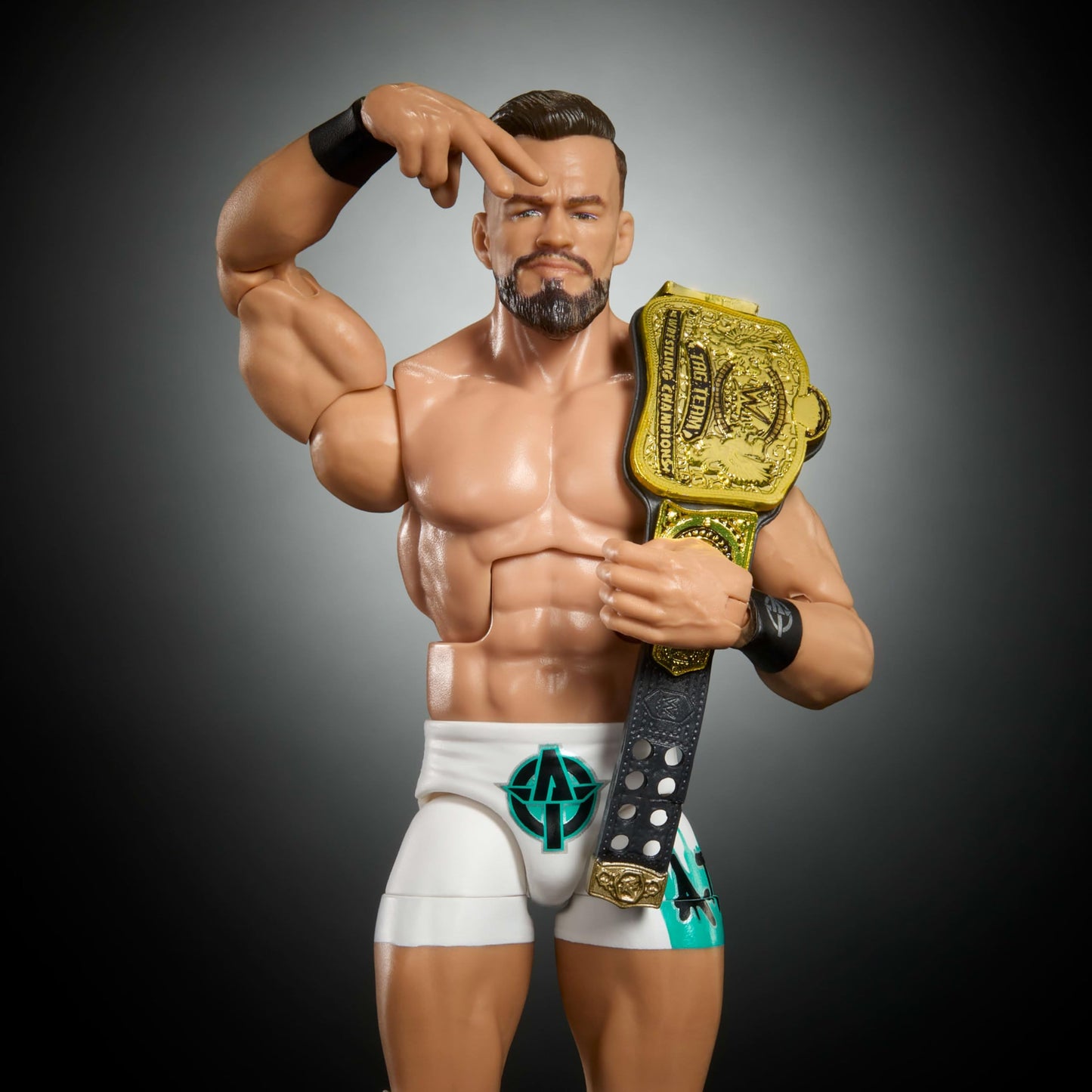 Mattel WWE Elite Series 121 Austin Theory Action Figure – 6-Inch, 25 Points of Articulation & Swappable Hands